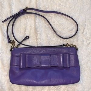 Kate Spade Purple Bow Crossbody Purse